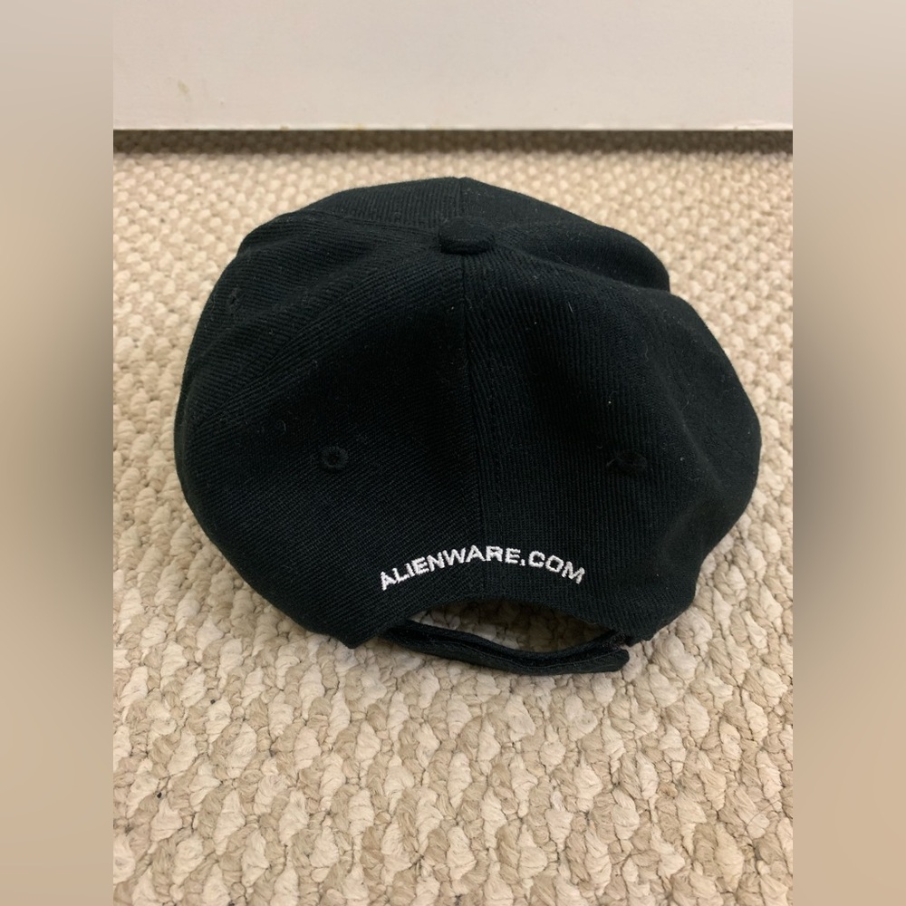 NWOT Alienware Black & White Unisex Black Hat - Picture 3 of 4